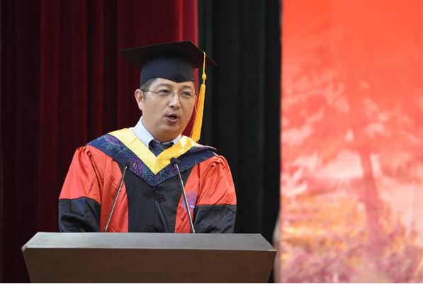 杰出校友、常州永安公共自行车系统股份有限公司董事长孙继胜致辞